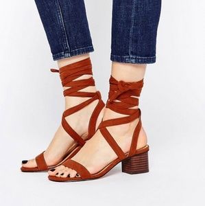 ASOS TESSA Lace Up Heeled Sandals